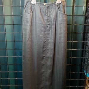 100% Linen Maxi Chamonix Skirt